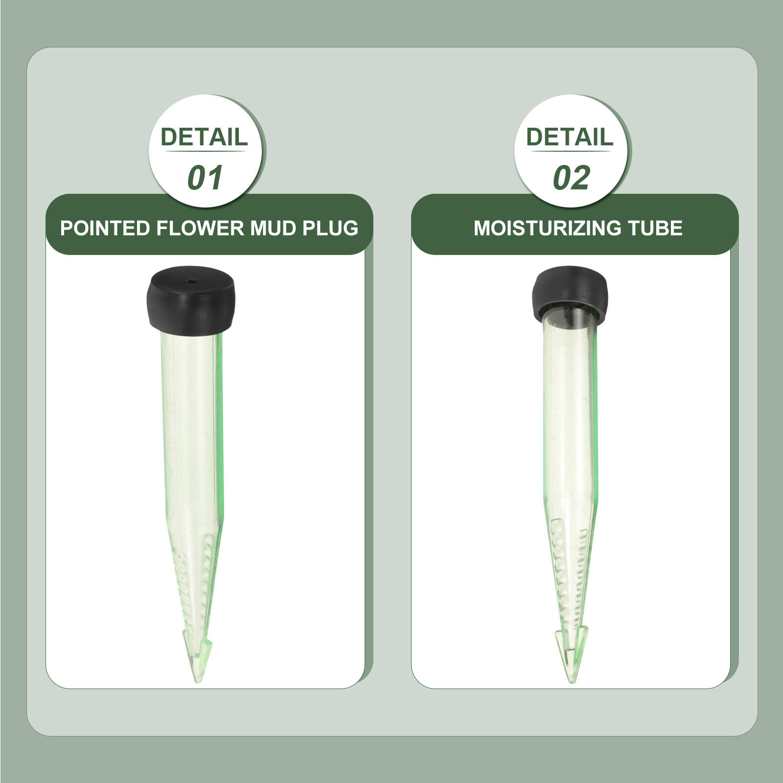 Supply For Florist - 50Pcs Floral Water Tubes Clear Plastic