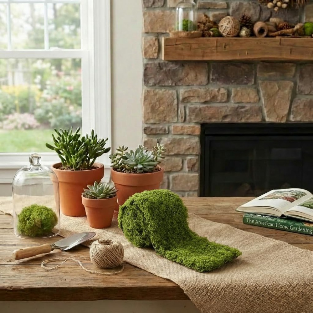 Fake Moss Mat,Artificial Moss  - Preserved Moss Sheet recension och pris