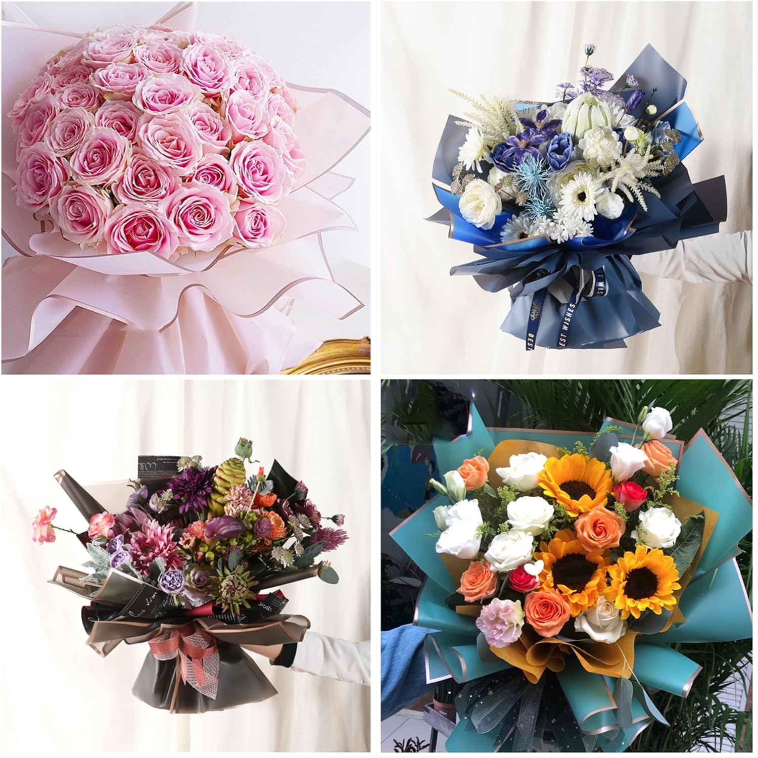 10 Sheets 8colors Flower Bouqu - Supply For Florist recension och pris