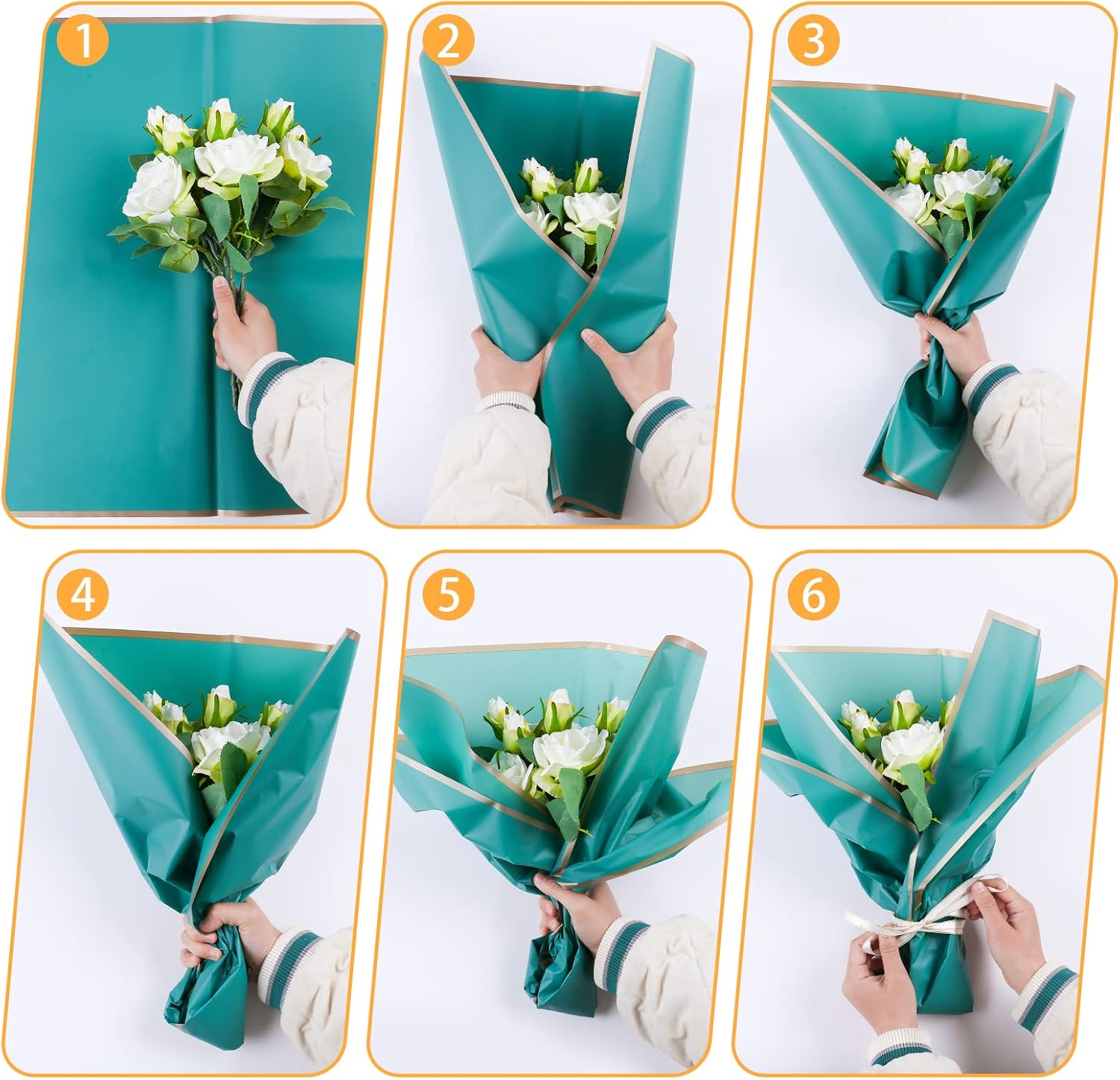 10 Sheets 8colors Flower Bouqu - Supply For Florist recension och pris