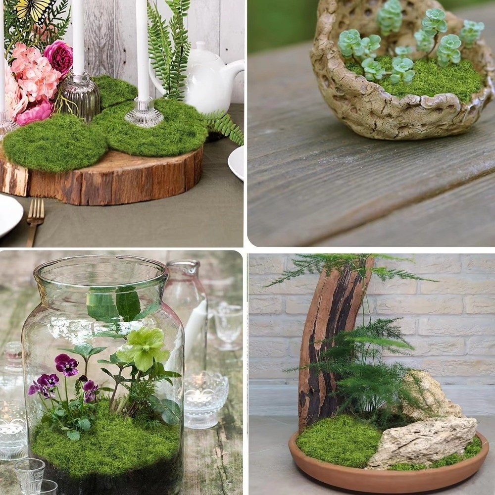 DIY Artificial Grass Rug Durab - Preserved Moss Sheet recension och pris
