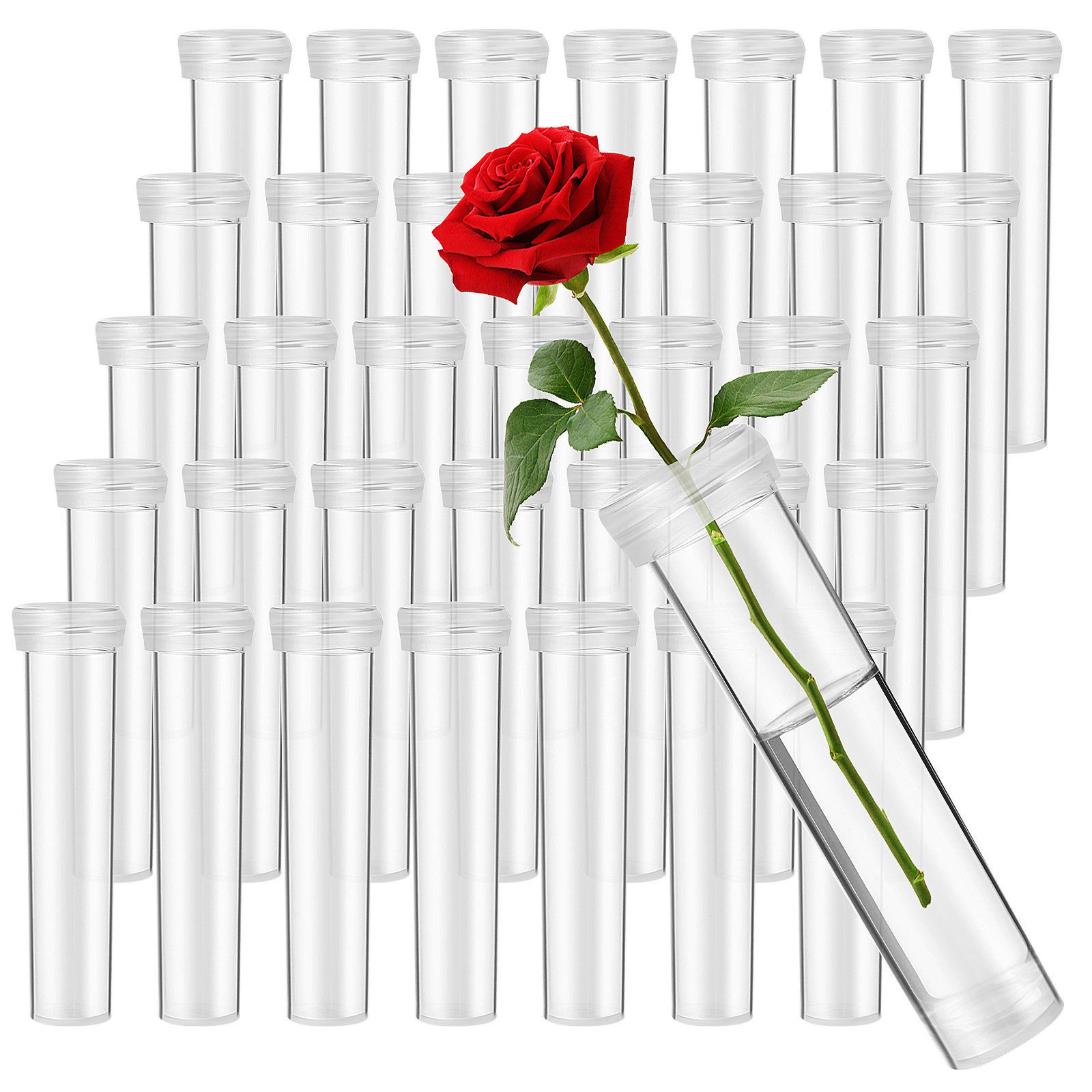 100Pcs Flower Water Tubes Fres - Supply For Florist recension och pris