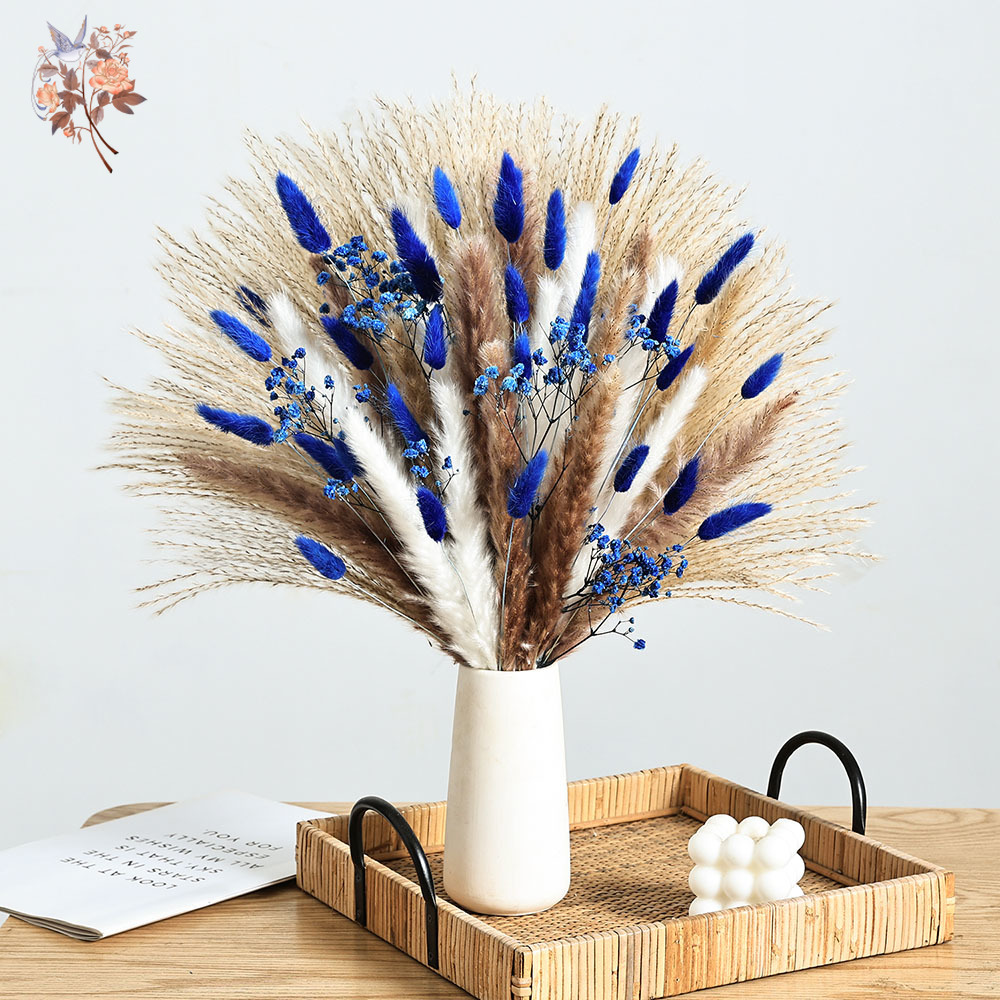70 Stem Blue Fluffly Rabbit Ta - Supply For Florist recension och pris