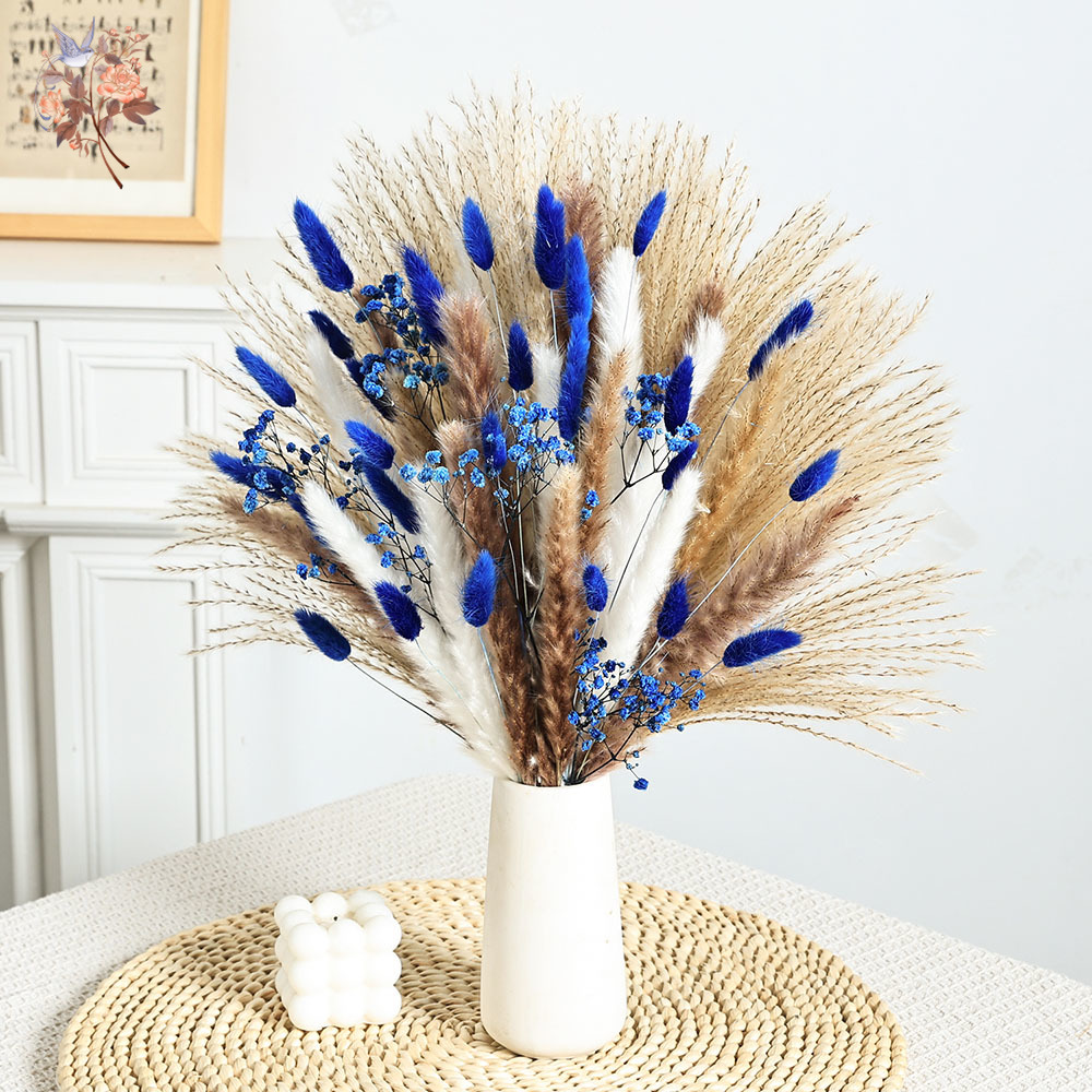 70 Stem Blue Fluffly Rabbit Ta - Supply For Florist recension och pris