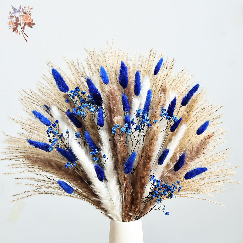 70 Stem Blue Fluffly Rabbit Ta - Supply For Florist recension och pris