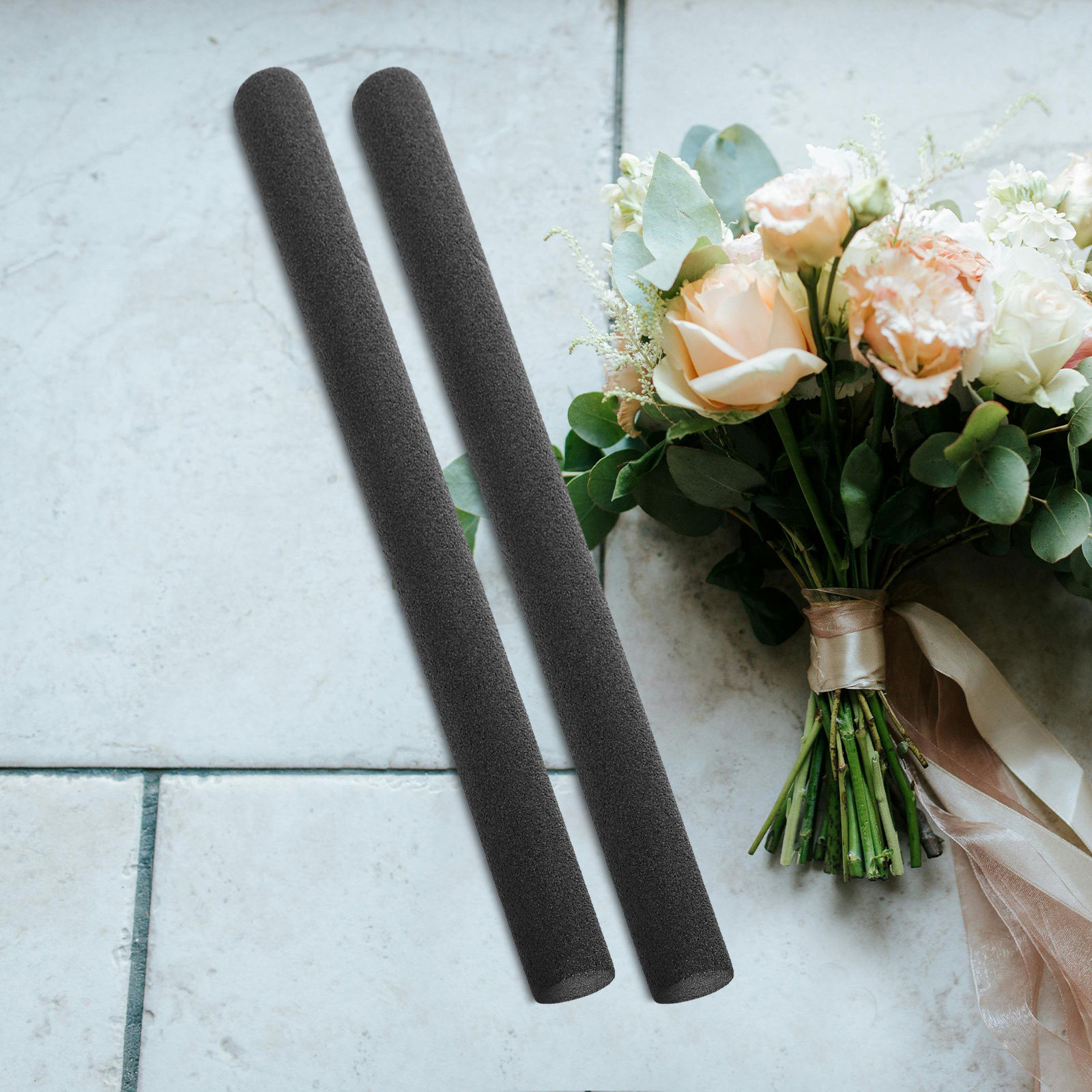 8Pcs Floral Foam Rods Black 1. - Supply For Florist recension och pris
