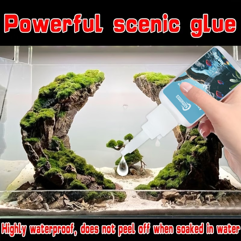 Aquarium Landscape Glue, Quick - Preserved Moss Sheet recension och pris