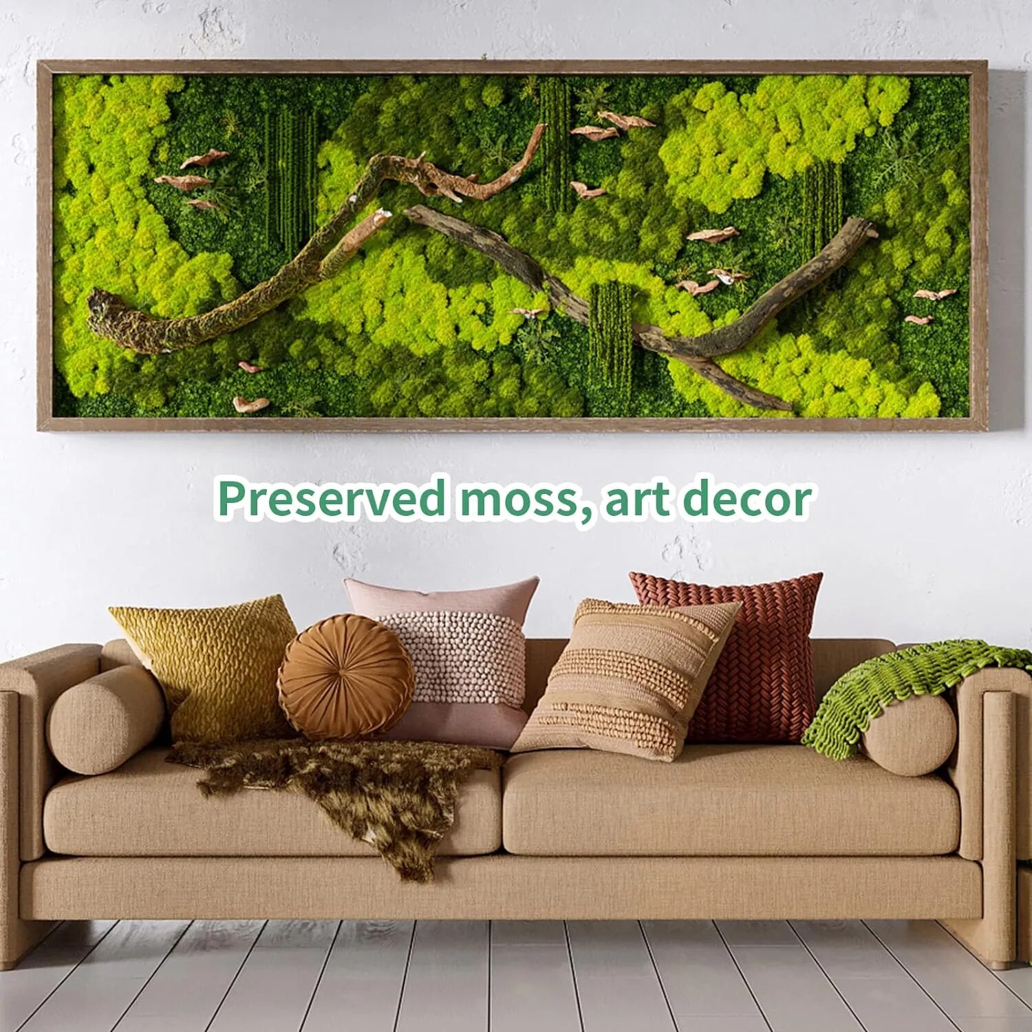 Artificial Green Plants Eterna - Preserved Moss Sheet recension och pris