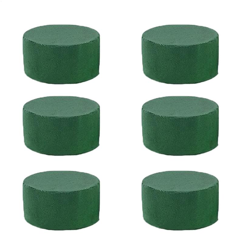 6Pcs Round Floral Foam Bricks  - Supply For Florist recension och pris