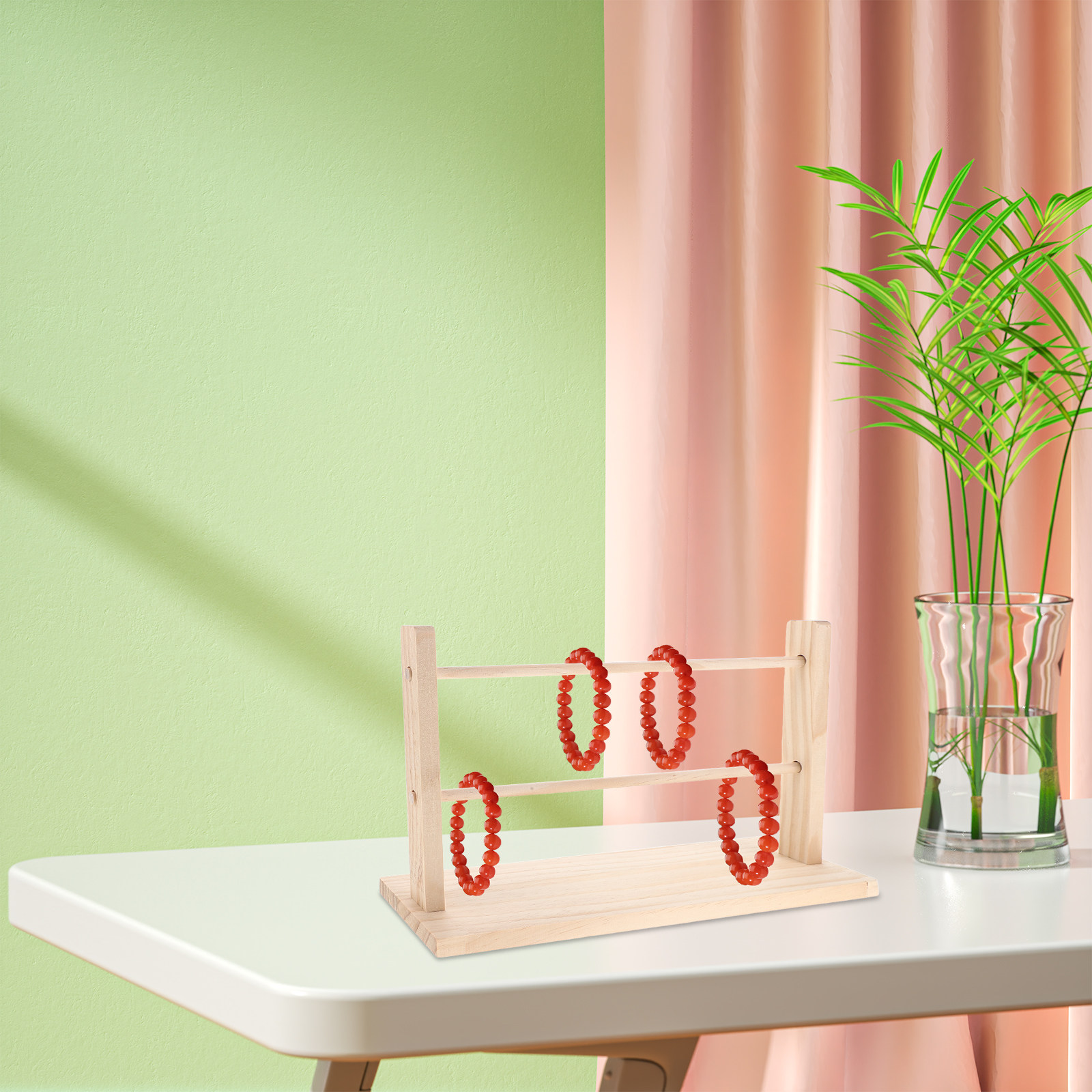 Wooden Ribbon Organizer Stand  - Natural Florist Supply recension och pris