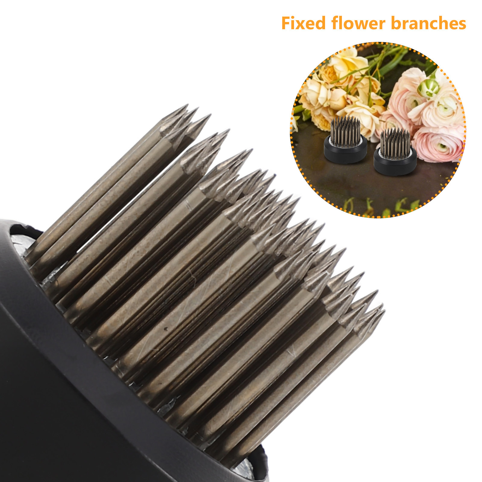 2Pcs Stainless Steel Flower Fr - Flower Frog Pin recension och pris