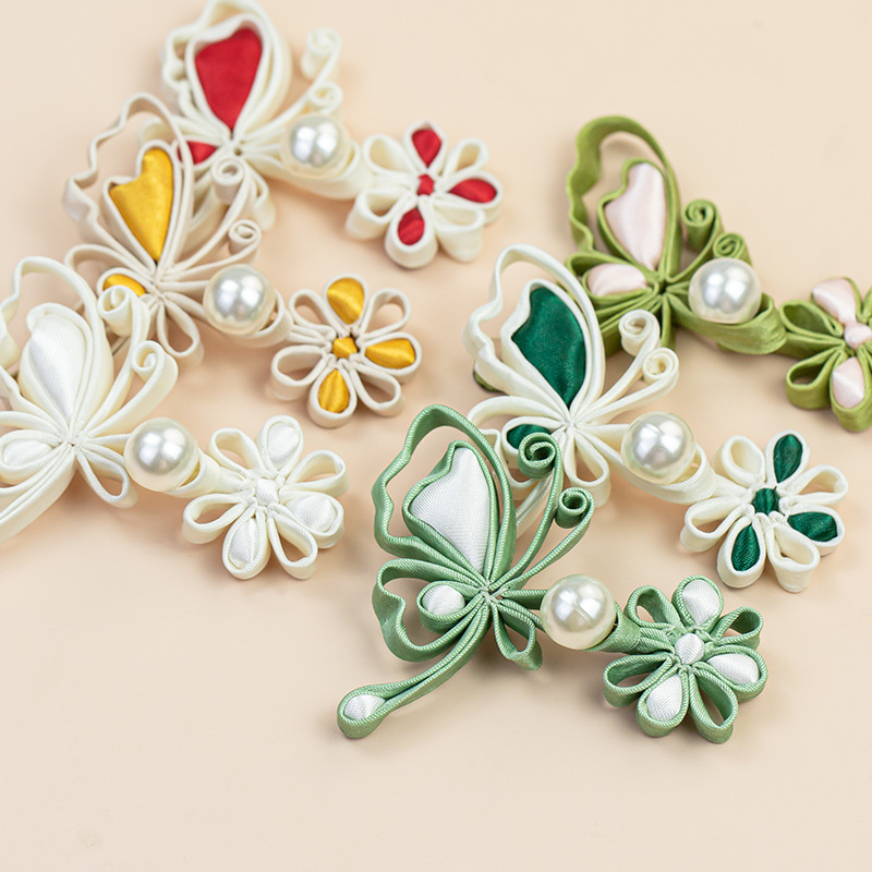 Chinese Frog Closures Butterfl - Flower Frog Pin recension och pris