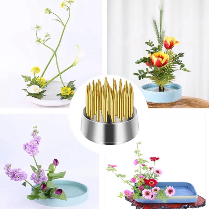 Hot 12PCS Flower Frog, Kenzan  - Flower Frog Pin recension och pris