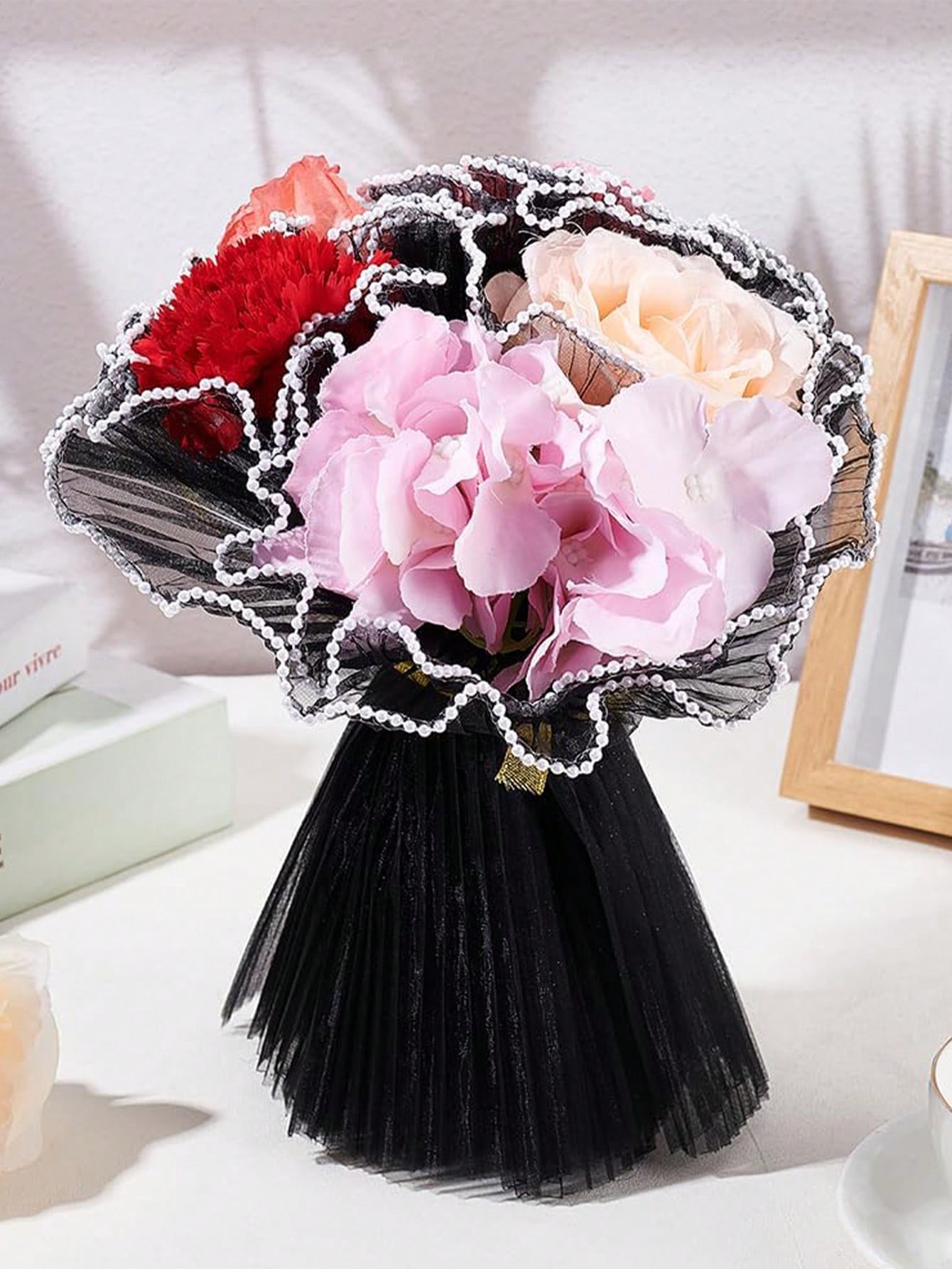 4Yards Faux Pearl Edge Flower  - Supply For Florist recension och pris