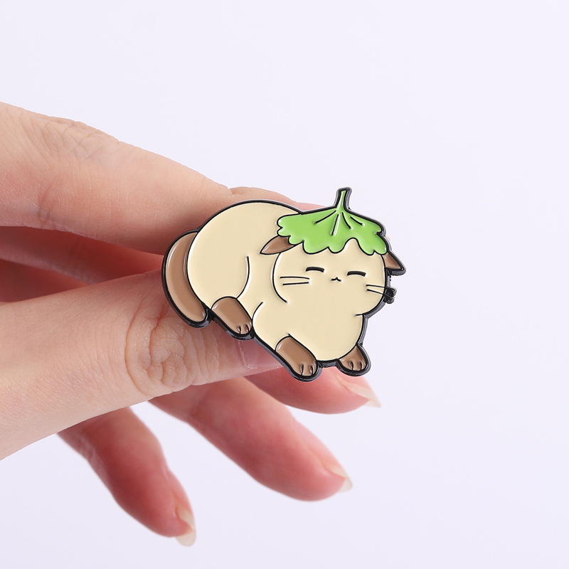 Flowers Leaf Hat Enamel Pins C - Flower Frog Pin recension och pris